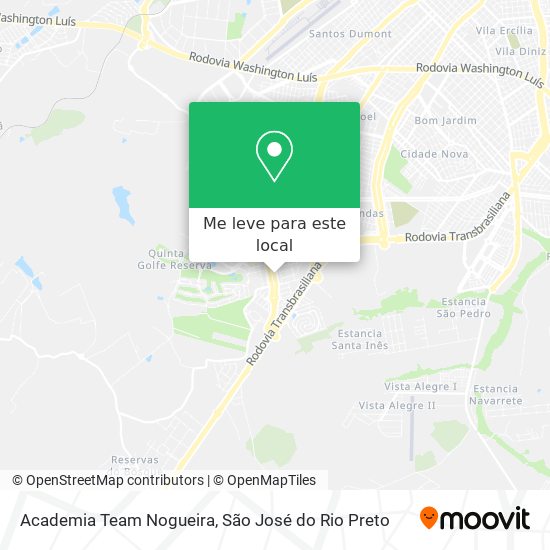 Academia Team Nogueira mapa