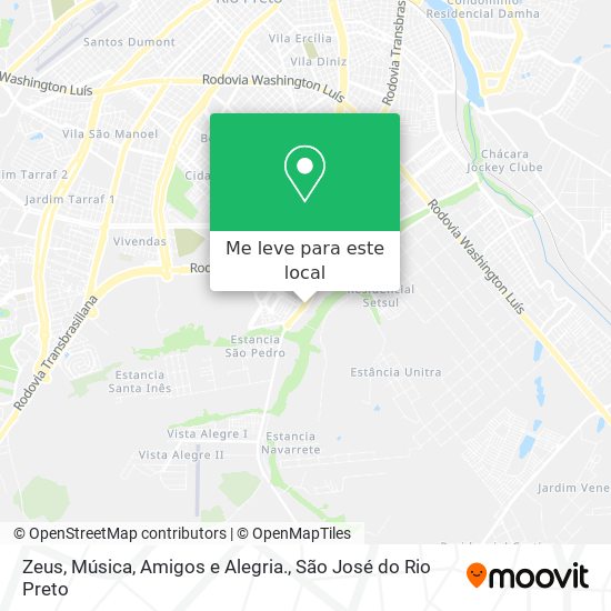 Zeus, Música, Amigos e Alegria. mapa