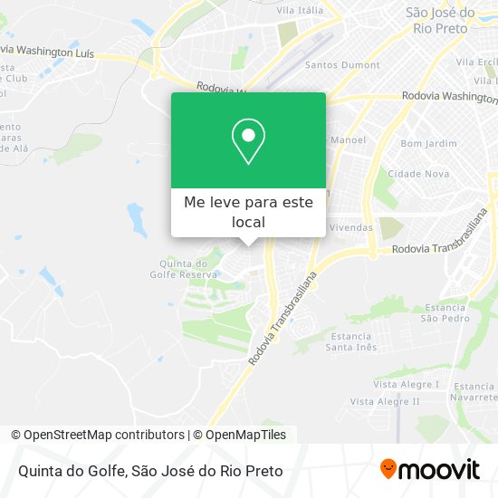 Quinta do Golfe mapa