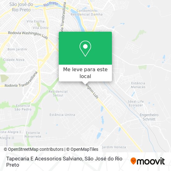 Tapecaria E Acessorios Salviano mapa