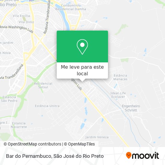 Bar do Pernambuco mapa