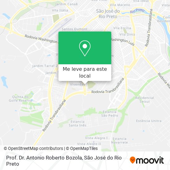 Prof. Dr. Antonio Roberto Bozola mapa