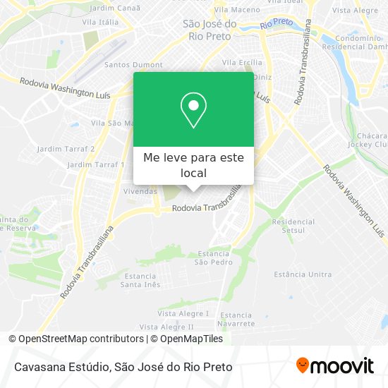 Cavasana Estúdio mapa