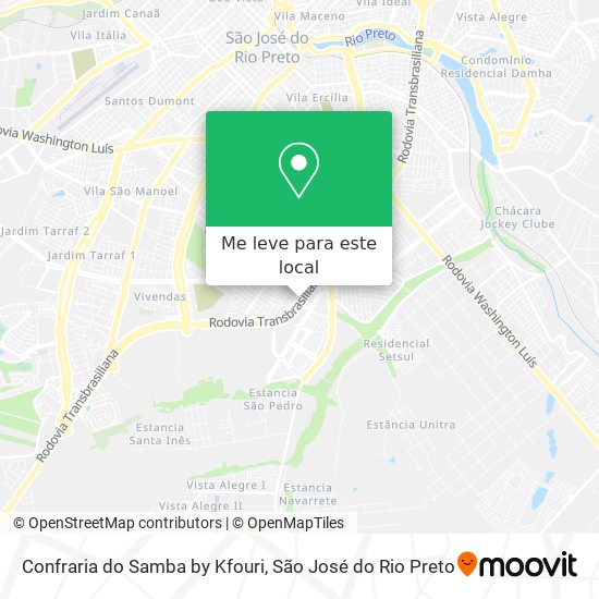Confraria do Samba by Kfouri mapa