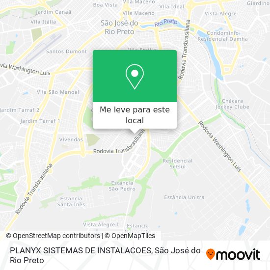 PLANYX SISTEMAS DE INSTALACOES mapa