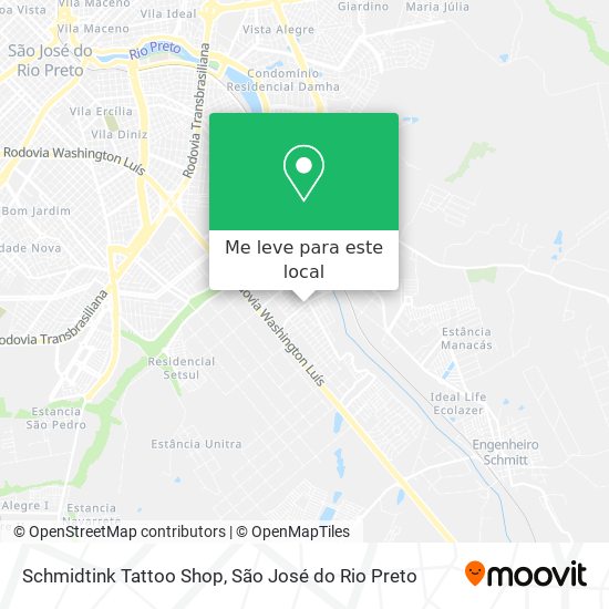 Schmidtink Tattoo Shop mapa