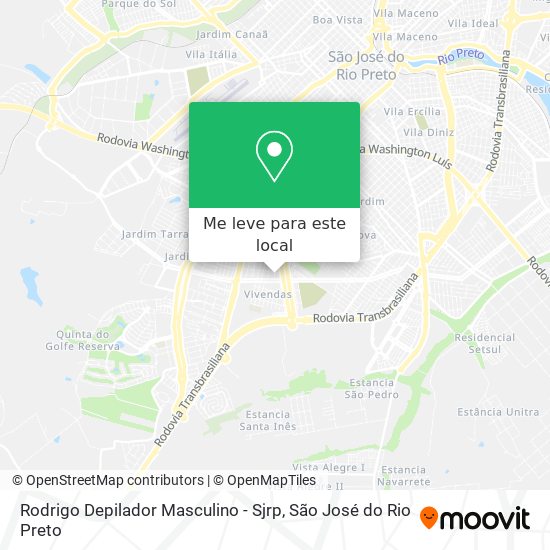 Rodrigo Depilador Masculino - Sjrp mapa