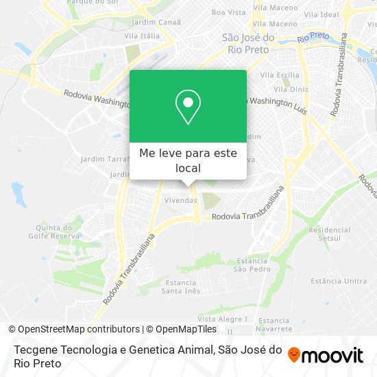 Tecgene Tecnologia e Genetica Animal mapa
