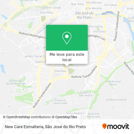 New Care Esmalteria mapa