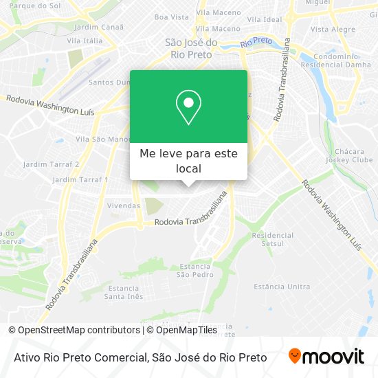 Ativo Rio Preto Comercial mapa