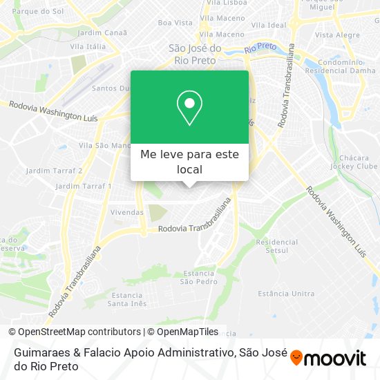 Guimaraes & Falacio Apoio Administrativo mapa