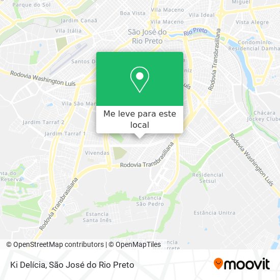 Ki Delícia mapa