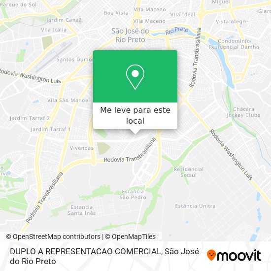 DUPLO A REPRESENTACAO COMERCIAL mapa