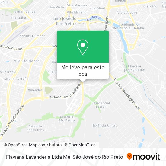 Flaviana Lavanderia Ltda Me mapa