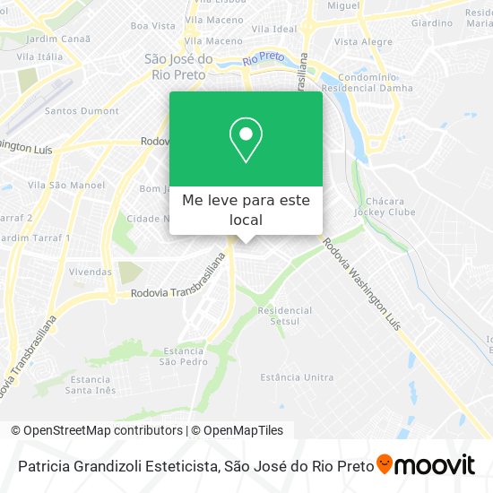 Patricia Grandizoli Esteticista mapa