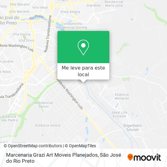 Marcenaria Grazi Art Moveis Planejados mapa