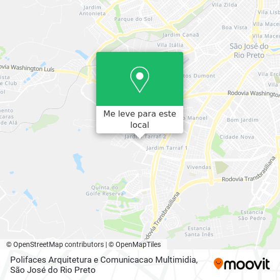 Polifaces Arquitetura e Comunicacao Multimidia mapa