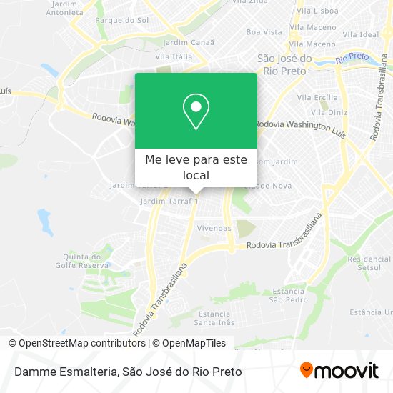 Damme Esmalteria mapa