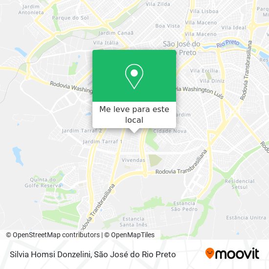 Silvia Homsi Donzelini mapa