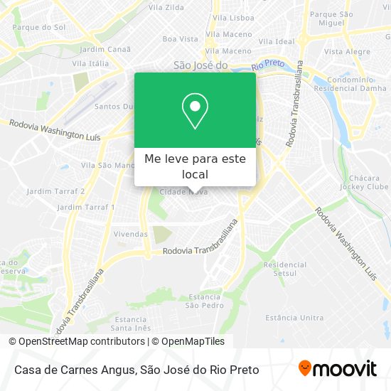 Casa de Carnes Angus mapa