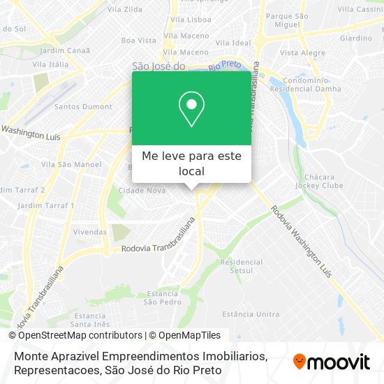 Monte Aprazivel Empreendimentos Imobiliarios, Representacoes mapa