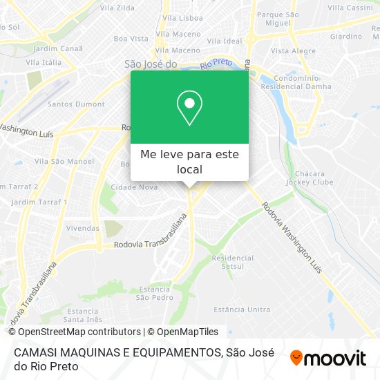 CAMASI MAQUINAS E EQUIPAMENTOS mapa