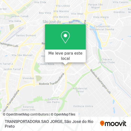 TRANSPORTADORA SAO JORGE mapa