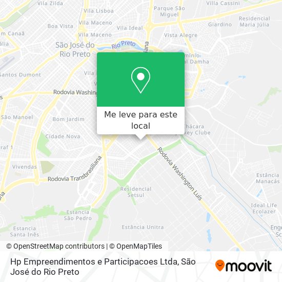 Hp Empreendimentos e Participacoes Ltda mapa
