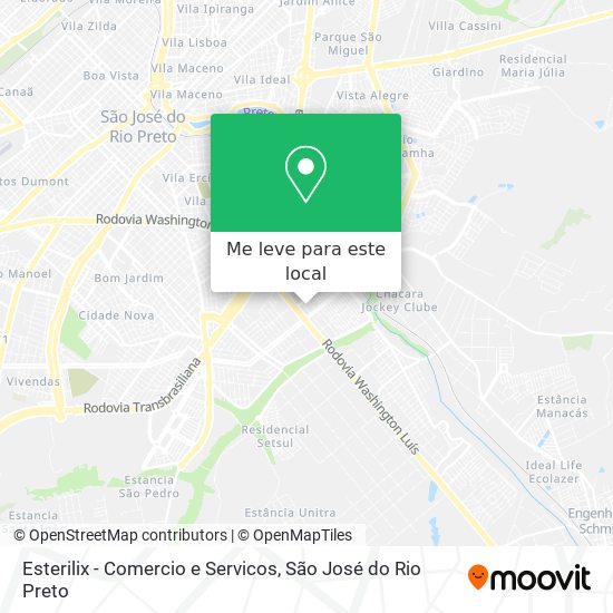 Esterilix - Comercio e Servicos mapa