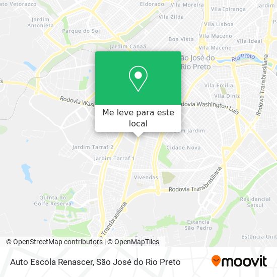 Auto Escola Renascer mapa