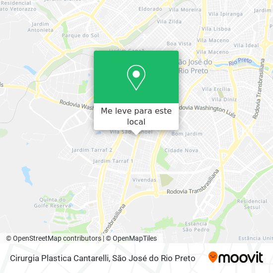 Cirurgia Plastica Cantarelli mapa