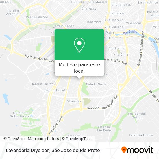 Lavanderia Dryclean mapa