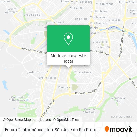Futura T Informática Ltda mapa