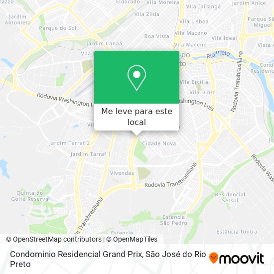 Condominio Residencial Grand Prix mapa