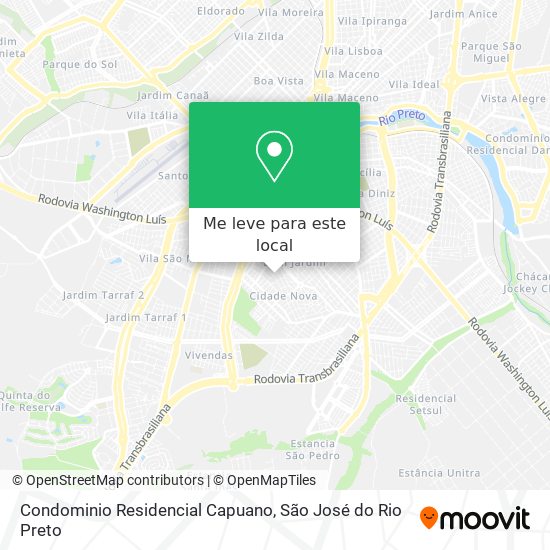 Condominio Residencial Capuano mapa