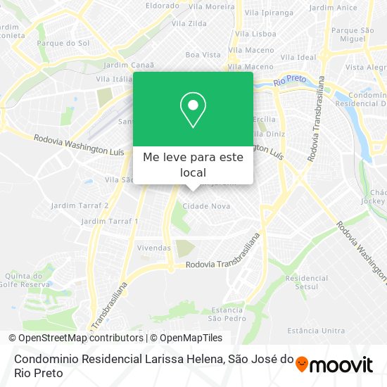 Condominio Residencial Larissa Helena mapa
