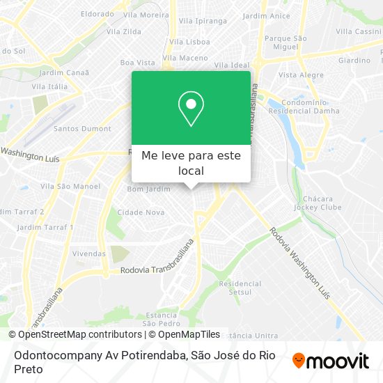 Odontocompany Av Potirendaba mapa