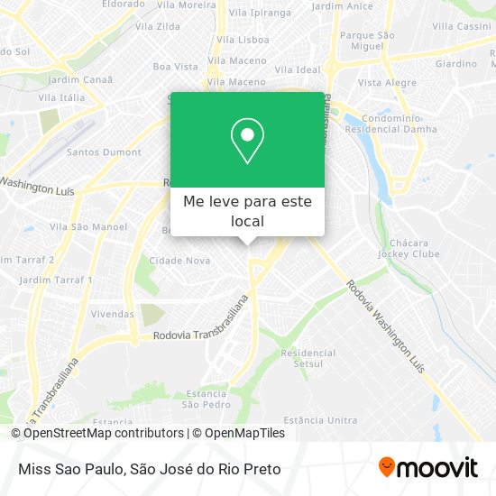 Miss Sao Paulo mapa