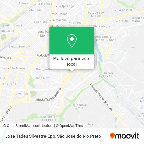 Jose Tadeu Silvestre-Epp mapa