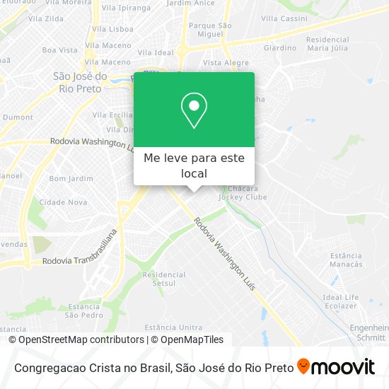 Congregacao Crista no Brasil mapa