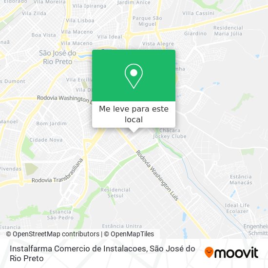 Instalfarma Comercio de Instalacoes mapa