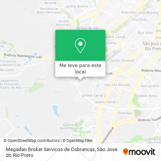 Megadan Broker Servicos de Cobrancas mapa