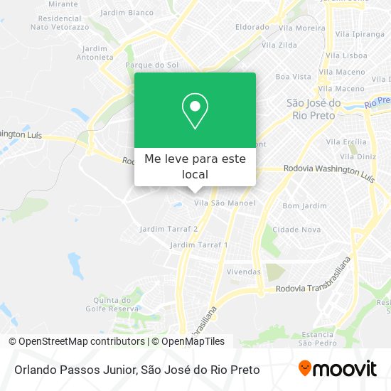 Orlando Passos Junior mapa