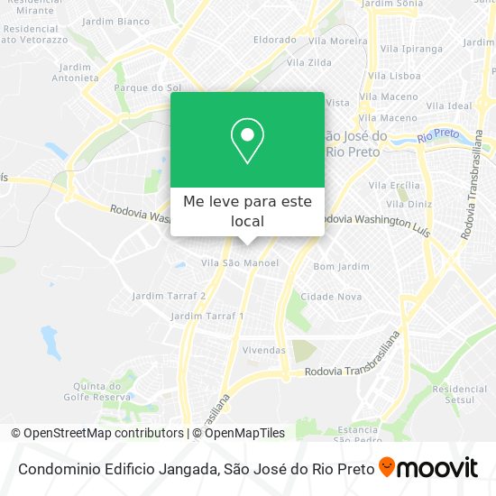 Condominio Edificio Jangada mapa