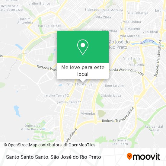 Santo Santo Santo mapa