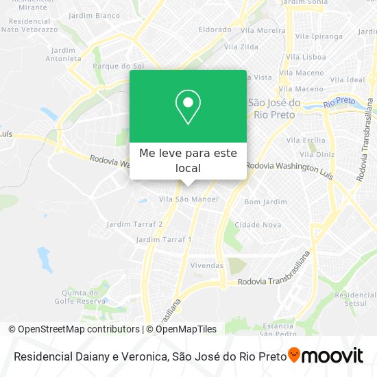 Residencial Daiany e Veronica mapa