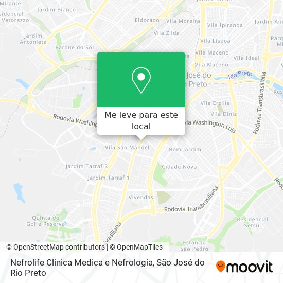 Nefrolife Clinica Medica e Nefrologia mapa