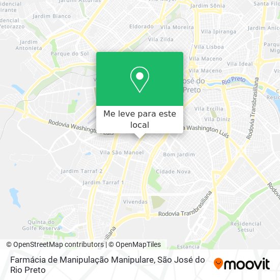 Farmácia de Manipulação Manipulare mapa