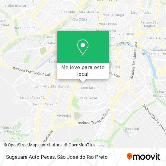 Sugauara Auto Pecas mapa