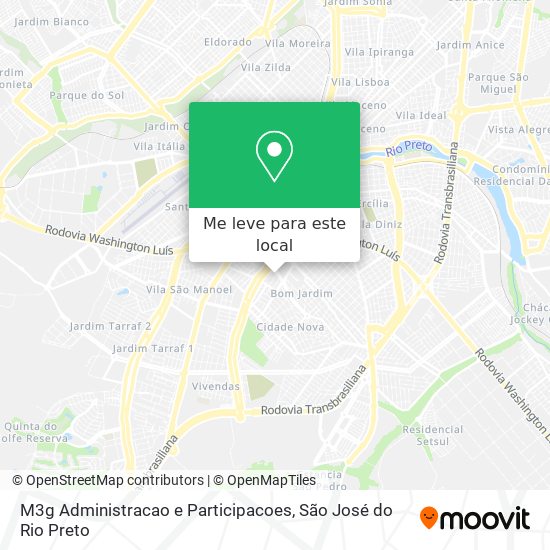 M3g Administracao e Participacoes mapa